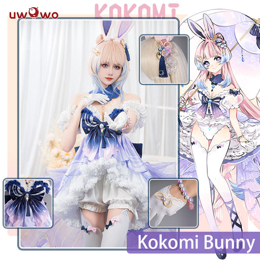 Exclusive Uwowo Genshin Impact Fanart Kokomi Bunny Suit Cute Cosplay Costume