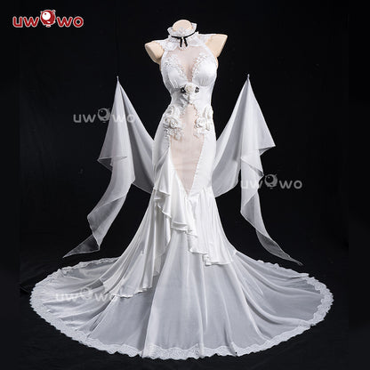 【Pre-sale】 Uwowo Game Azur Lane Amagi Oath Skin Bride Wedding Boudoir Cosplay Costume