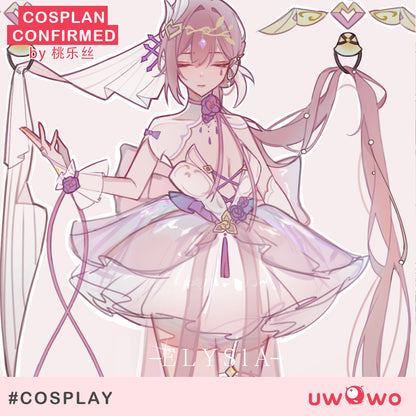 [Last Batch] Uwowo Honkai Impact 3: Elysia Fanart 'Luminous Sands' Dress Cosplay Costume