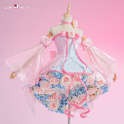 Uwowo Collab Series: Anime Sakura Flower Fairy Cardcaptor Sakura Cosplay Costume S-XL