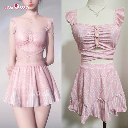 Uwowo Collab Series: Love and Deepspace MC 'My' Feather's Wake Sylus Couple Water-Ready Swimsuit Cosplay Costume S-XL