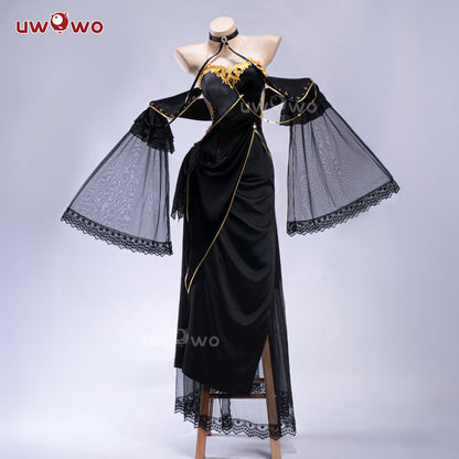 S-3XL INSTOCK-Uwowo Code Geass: C.C. CC Black Gown Cosplay Costume