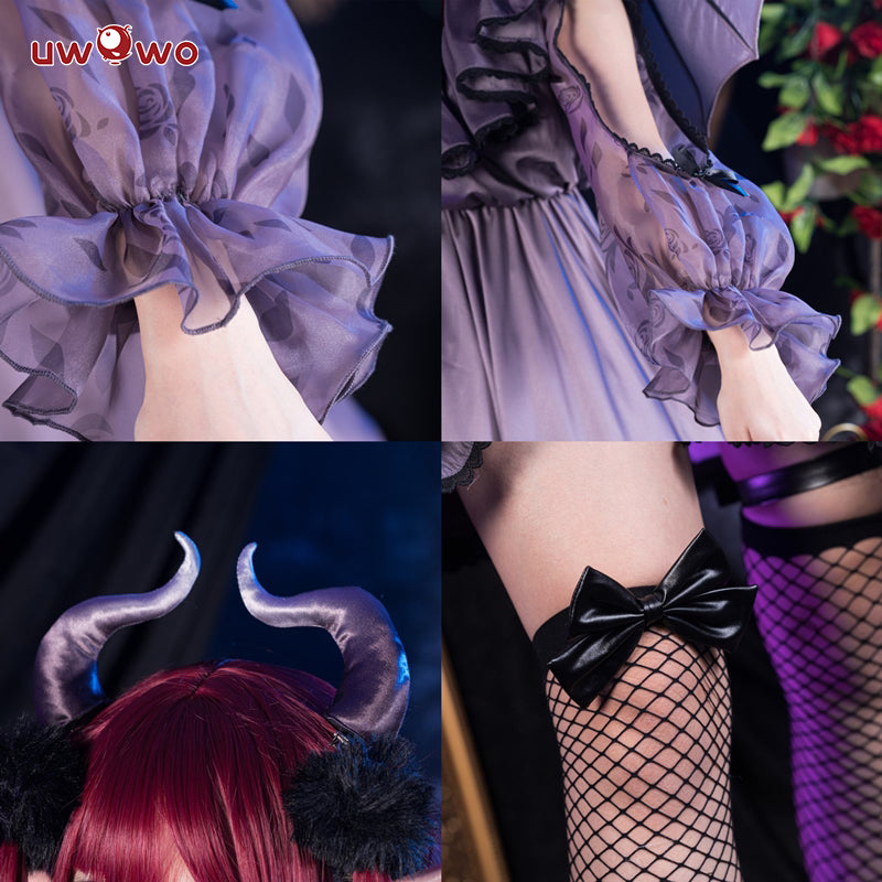 [Last Batch] Uwowo Anime/Manga My Dress-Up Darling Rizu Kyun Marin Kitagawa  Little Devil Wings Dress Cosplay Costume