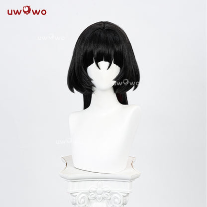Uwowo Game Zenless Zone Zero/ZZZ Jane Doe Cosplay Wig Long Black Hair