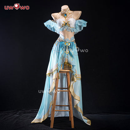 [Last Batch] INSTOCK-Uwowo Genshin Impact Fanart Nilou 'Aqua Seraphina' Dance Dress Cosplay Costume
