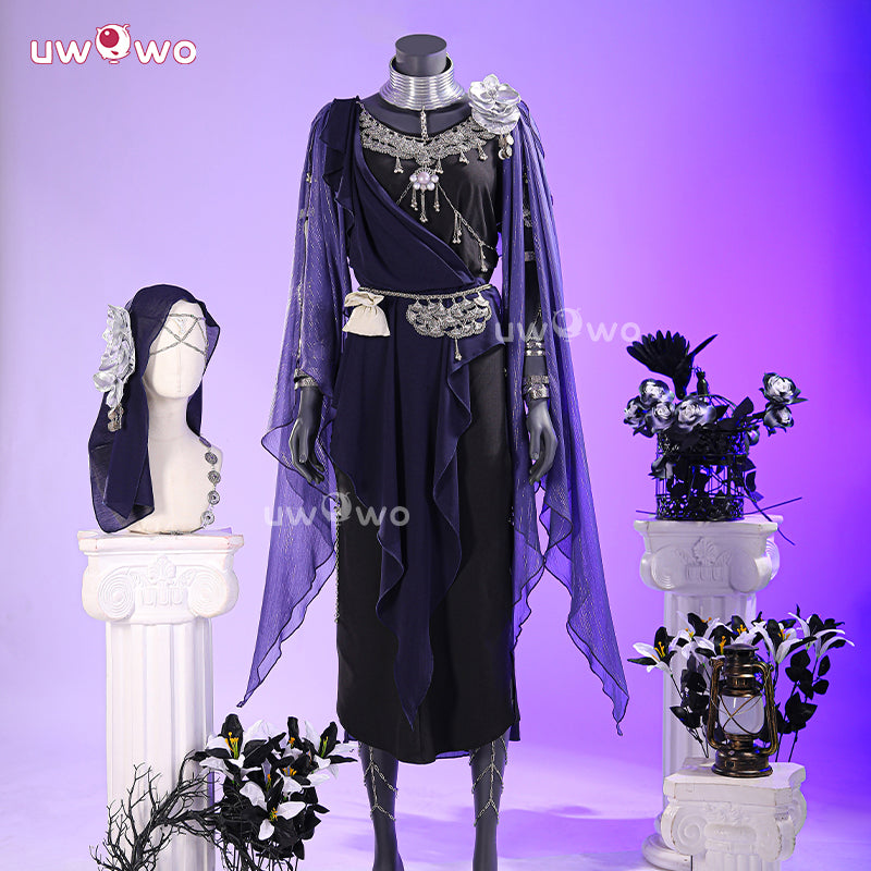 Uwowo Collab Series: Undertaker Darkness Skin Elden Ring Nightreign Game Cosplay Costume S-3XL
