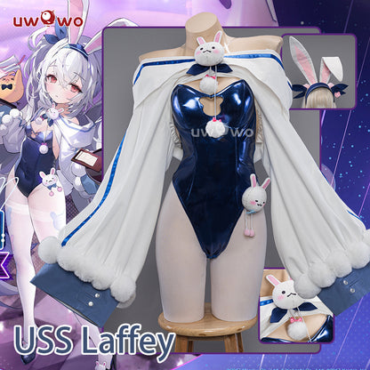 Uwowo Azur Lane Laffey II Sleepy on a Busy Day ver. Bunnysuit Cosplay Costume