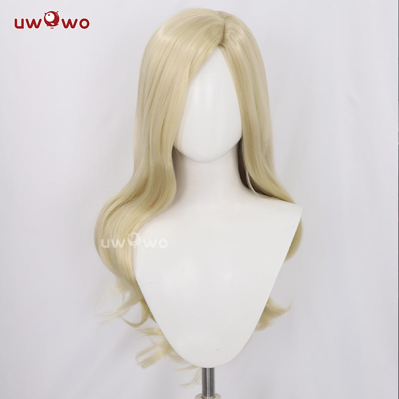 Uwowo League of Legends/LOL: Coven Morgana Cosplay Wig Long Yellow Hair