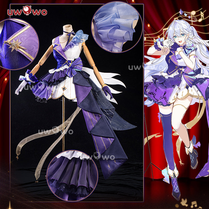 【Pre-sale】Uwowo Game Honkai Star Rail Fanart Robin Idol Performance Cosplay Costume