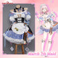 【In Stock】Exclusive Uwowo Honkai Star Rail Fanart March 7th Maid Cosplay Costume