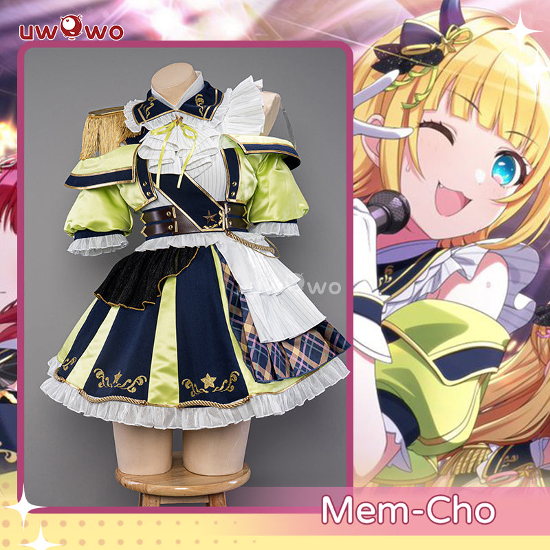 【Pre-sale】Uwowo Anime Oshi no Ko Mem-Cho MemCho Military Lolita Idol Stage Performance The Idol Master Cosplay Costume