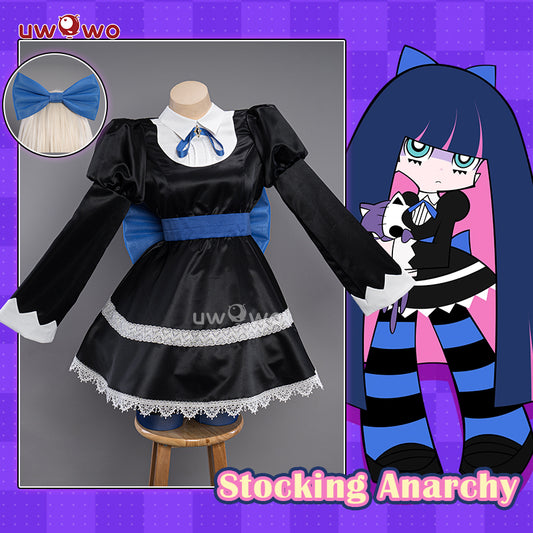 [Last Batch] Uwowo Anime Panty & Stocking with Garterbelt Stocking·Anarchy Cosplay Costume