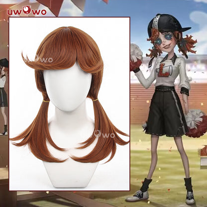 Uwowo Game Identity V CosplayCheerleader Cosplay Wig Short Brown Hair