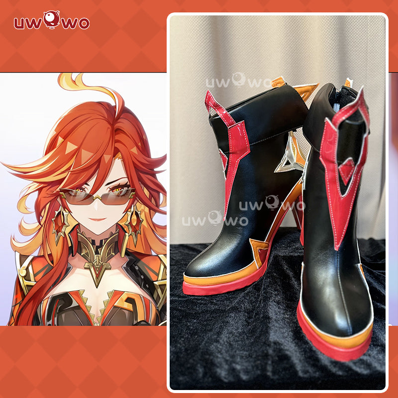 Uwowo Genshin Impact Mavuika Pyro Archon Natlan Cosplay Shoes