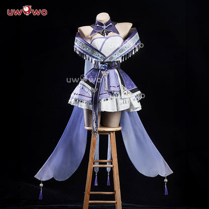 【Clearance Sale】[Last Batch]Uwowo Genshin Impact Fanart Keqing Witch Cosplay Costume