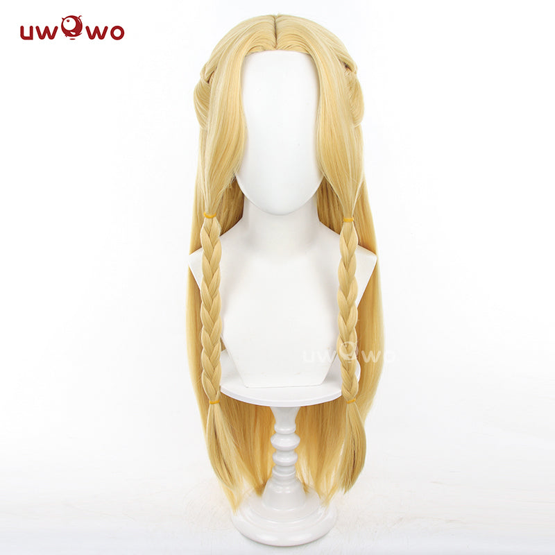 Uwowo Anime Delicious in Dungeon Marcille Donato Cosplay Wig Long Yellow Hair