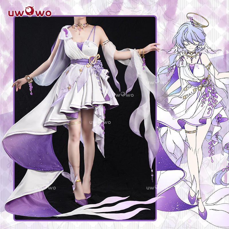 【Pre-sale】Uwowo Game Honkai Star Rail Fanart Robin Wisteria Gown Cosplay Costume