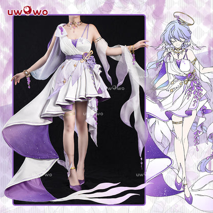 S-3XL INSTOCK Uwowo Game Honkai Star Rail Fanart Robin Wisteria Gown Cosplay Costume