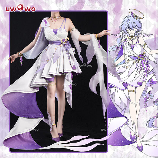 【Pre-sale】Uwowo Game Honkai Star Rail Fanart Robin Wisteria Gown Cosplay Costume