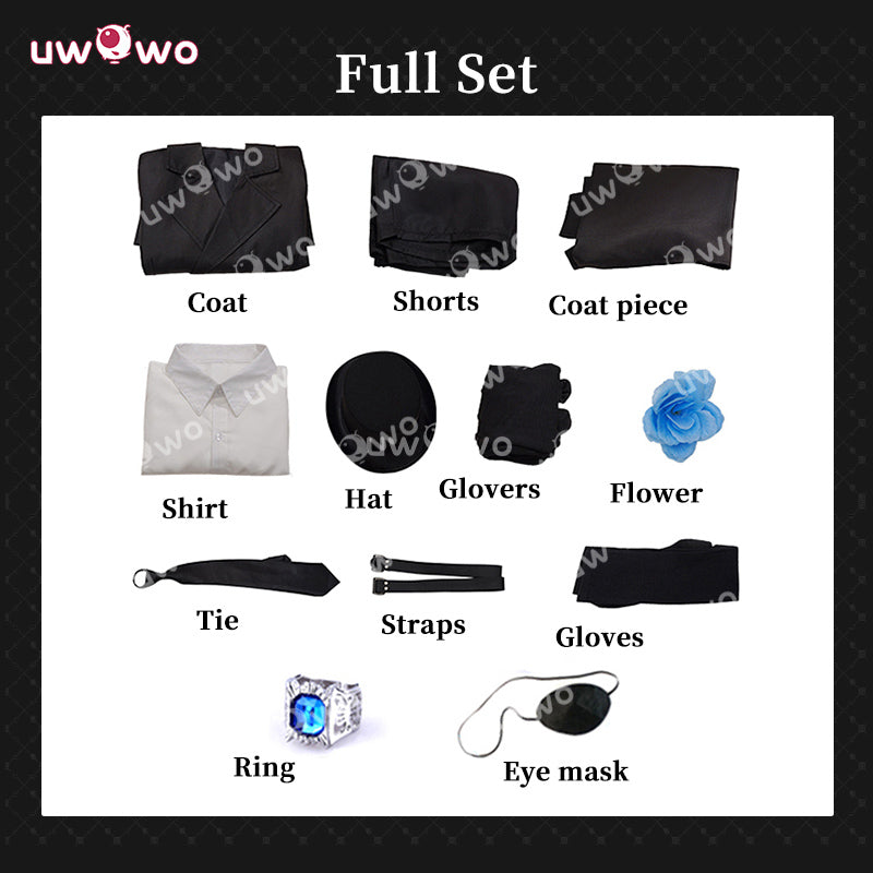 【Pre-sale】Uwowo Collab Series: Black Butler Ciel Phantomhive Funeral Cosplay Halloween Costume