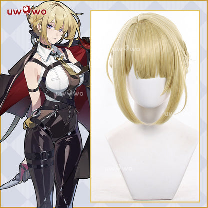【Pre-sale】Uwowo Game Zenless Zone Zero Evelyn Chevalier Cosplay Wig Long Yellow Hair
