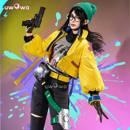 Uwowo Collab Series: Game Valorant Killjoy Cosplay Costume S-XL