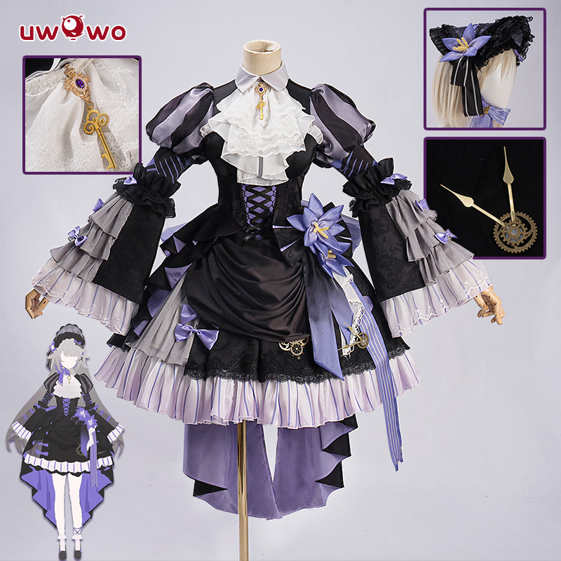 INSTOCK-Uwowo Game Honkai Star Rail Fanart The Herta Lolita-Style Gown Cosplay Costume