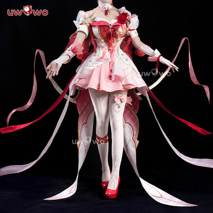 INSTOCK S-3XL Uwowo Honkai Impact 3: Elysia New Battlesuit "Hi♪ Love Elf" Cosplay Costume S-3XL