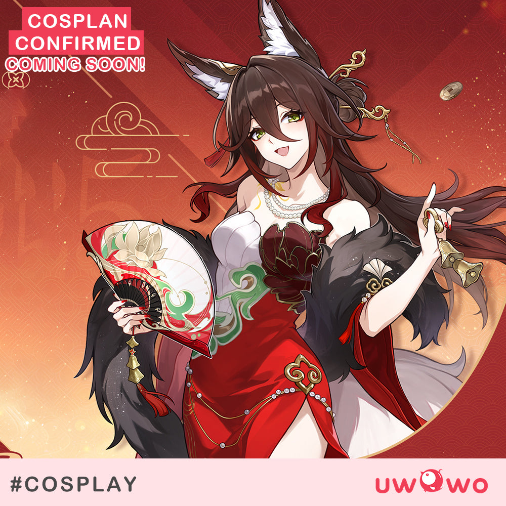 【Confirmed】Uwowo Game Honkai Star Rail Tingyun New Year Collab Chinese Dress Gown Cosplay Costume