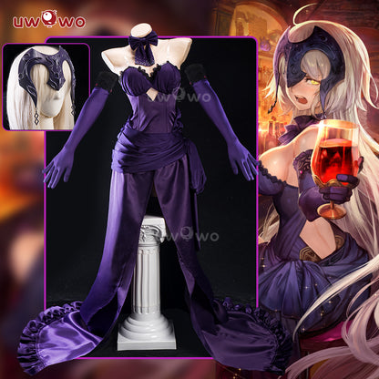 [Last batch] Uwowo Game Fate/Grand Order FGO Jeanne d'Arc (Alter) Holy Night Dinner Gown Cosplay Costume