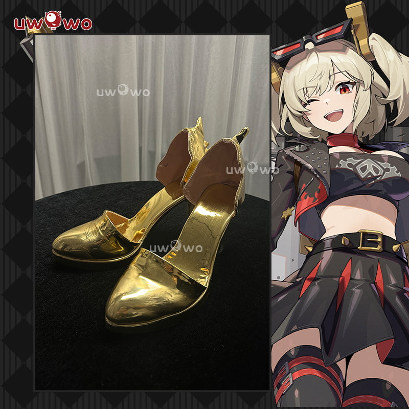 Uwowo Game Zenless Zone Zero ZZZ Burnice Whita Cosplay Shoes