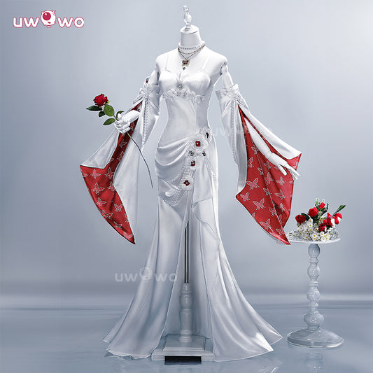 Uwowo Collab Series: Shorekeeper KFC Collab Game Wuthering Waves WuWa Cosplay Costume S-2XL