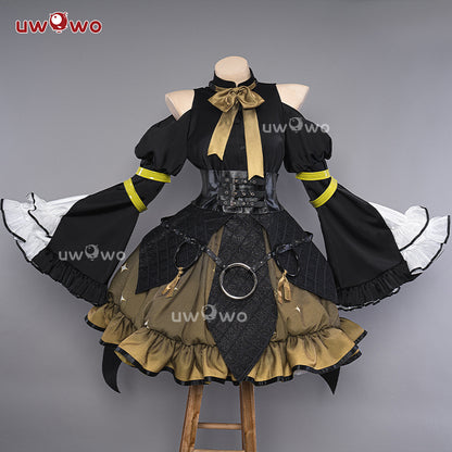 【Clearance Sale】【In Stock】Uwowo V Singer Rascal Collab Witch Gothic Halloween Cosplay Costume