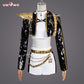 Uwowo Collab Series: Kpop GOLDEN Performance Black Suit Cosplay Costume XS-3XL