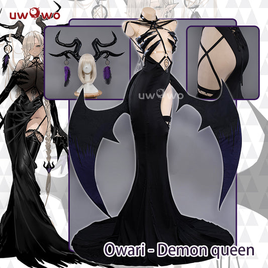 【Pre-sale】Uwowo Azur Lane IJN Owari Fanart Demon Queen 18+ Halloween Cosplay Costume