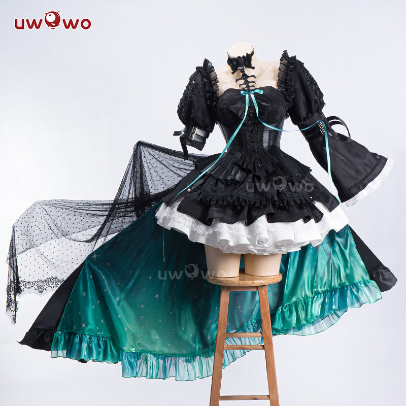 【Pre-sale】 Uwowo Arknights × Ave Mujica Wakaba Mutsumi Marionette's ID Stage Cosplay Costume S-3XL