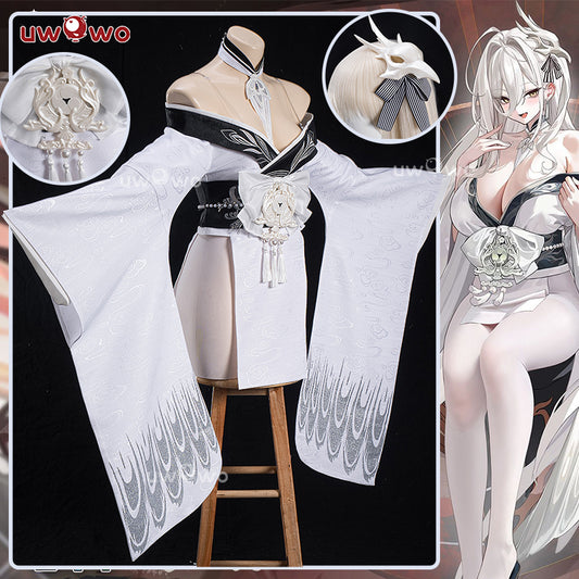 【Pre-sale】 Uwowo Game Azur Lane IJN Hakuho Kimono Style Cosplay Costume