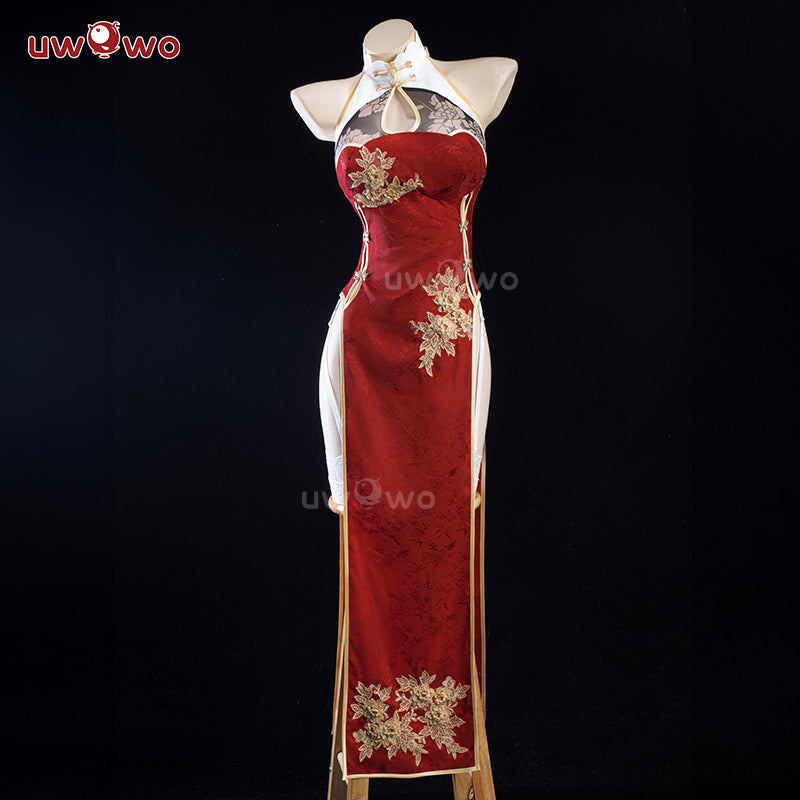 【Pre-sale】Uwowo Azur Lane Cheshire New Year Cheongsam Cosplay Costume