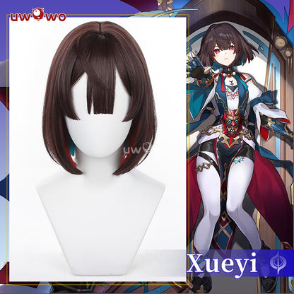 Uwowo Honkai: Star Rail Cosplay Xueyi Wig Short Brown Hair