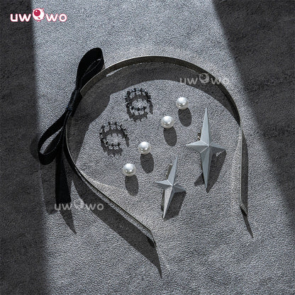 Uwowo Collab Series: Game Zenless Zone Zero/ZZZ Remielle Dan White Angel Cosplay Costume XS-2XL