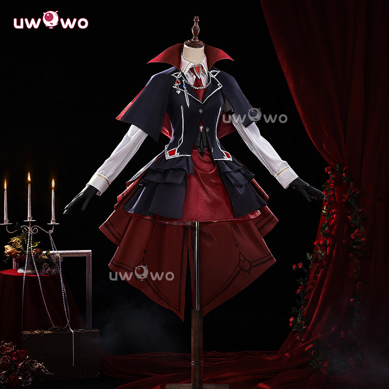 Uwowo Collab Series: Genshin Impact Sandrone Vampire Hunter Tea Party Cosplay Costume S-2XL