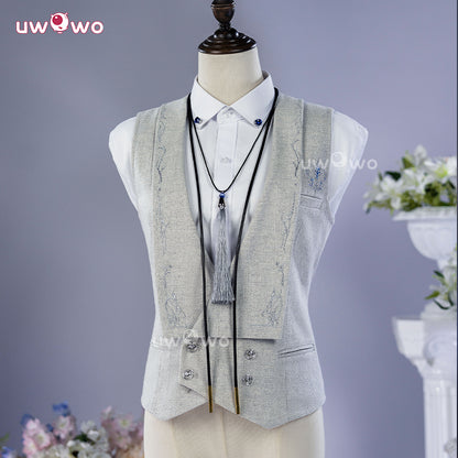 Uwowo Collab Series: Love and Deepspace Xavier Silvery Polyphony Suit Vest Cosplay Costume S-XL