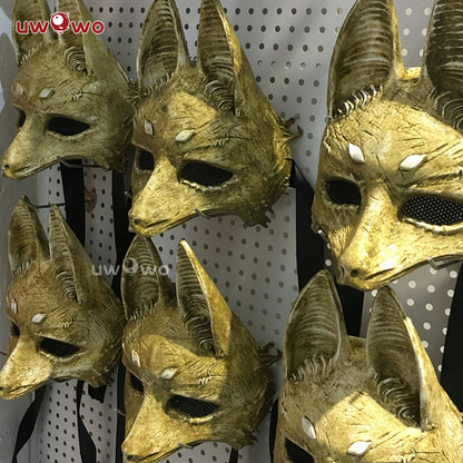 Uwowo Collab Series: Horror Game Fox Man Mask Kimono Cosplay Costume  XS-3XL