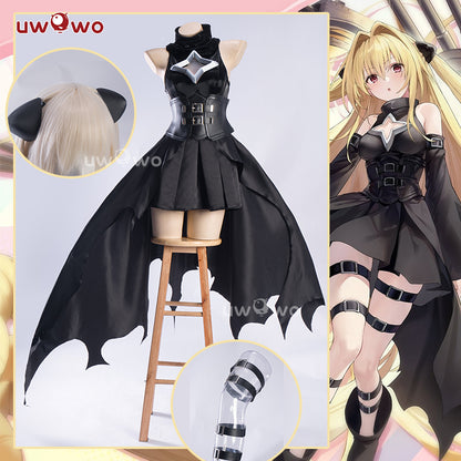 S-3XLUwowo Azur Lane x To Love Ru Golden Darkness Yami Cosplay Costume