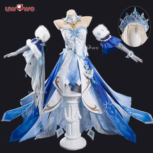 SEP PRESALE Uwowo Genshin Impact Tsaritsa Anastasya Snezhnaya Queen Cryo Archon Cosplay Costume S-XXXL