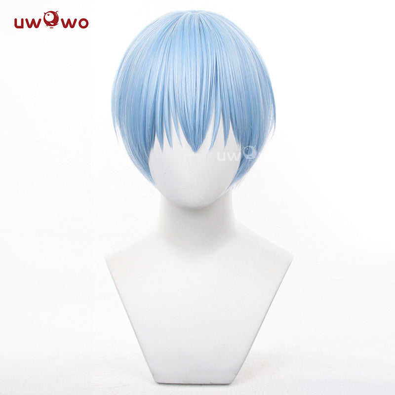 【Pre-sale】Uwowo Anime Frieren: Beyond Journey's End Himmel Cosplay Wig Short Blue Hair