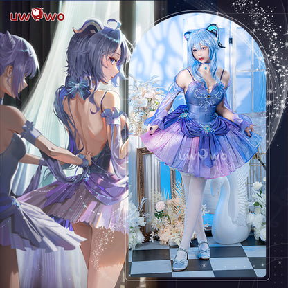 【Clearance Sale】[Last Batch]【In Stock】Uwowo Genshin Impact Fanart: Ganyu Ballet Dress Cosplay Costume