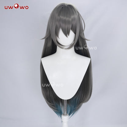 【Pre-sale】Uwowo Honkai Impact 3: Vita Lone Planetfarer Cosplay Wig Long Gray Hair