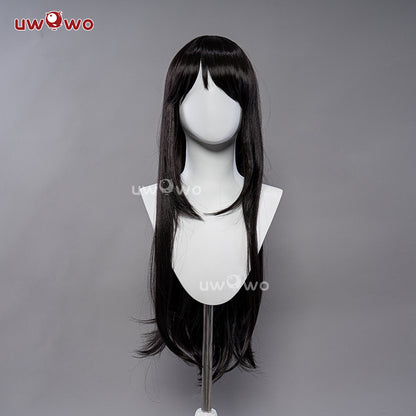 Uwowo Anime Puella Magi Madoka Magica Akemi Homura Cosplay Wig Long Black Hair