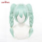 【Pre-sale】Uwowo V Singer Cute Bunny Cosplay Wig Middle Light Green Hair